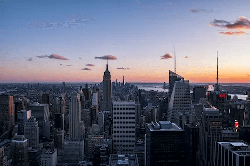 Sunset in Manhattan